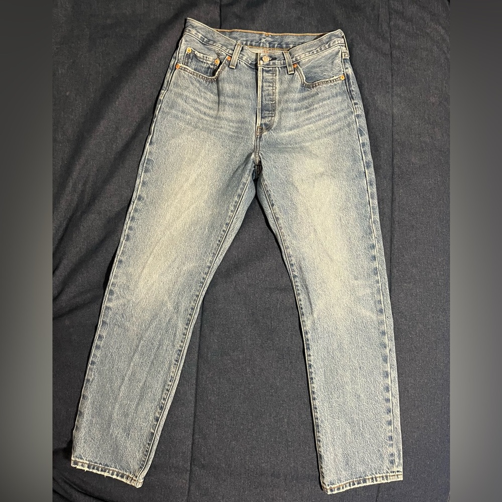 Levi’s 501 Button Fly Straight Leg Jeans